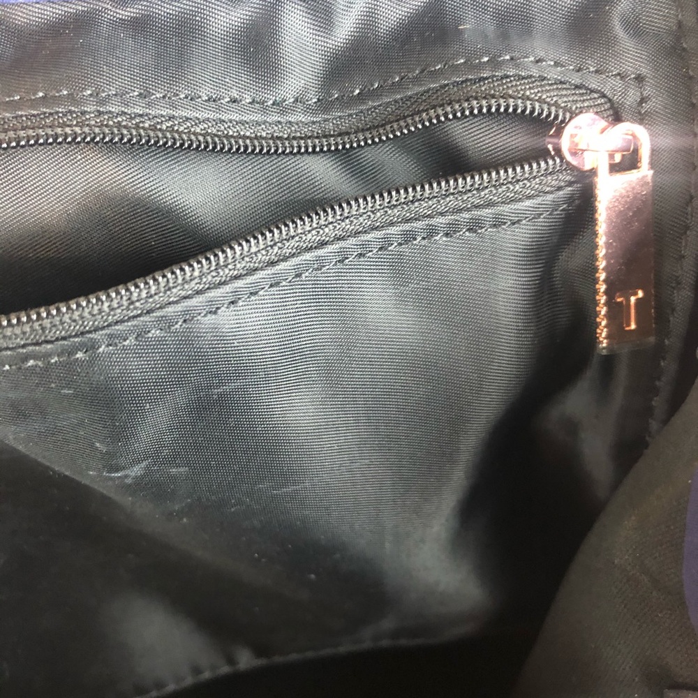 Ted Baker Nylon Drawstring Navy Backpack - image 4